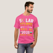 Zonsverduistering in Sofia BG 2025 maart 29th Astr T-shirt (Voorkant volledig)