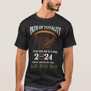 Zonsverduistering Pad van totale Zonsverduistering T-shirt