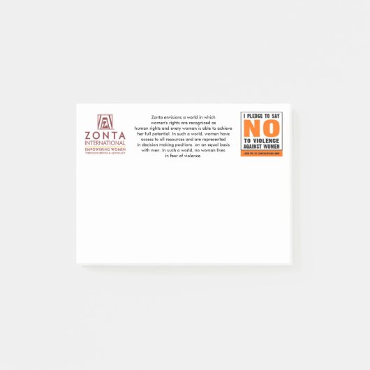 Zonta post-it noten post-it® notes (Voorkant)