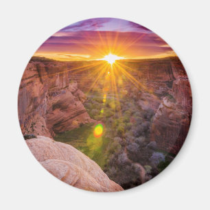 Zonuitbarsting bij Canyon de Chelly, AZ Magneet