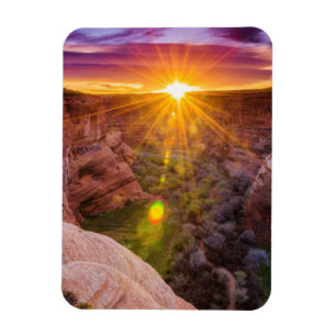 Zonuitbarsting bij Canyon de Chelly, AZ Magneet