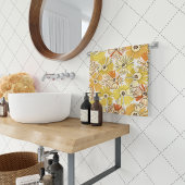 ZonuitbarstingBloesem - Stralend Bloempatroon in W Bad Handdoek