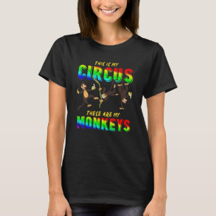 Zoo Animal dit is mijn circus. Dit zijn mijn aap T-shirt