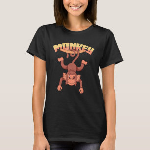 Zoo Animal Monkey Chimpanzee Cute Monkey T-shirt