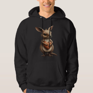 Zoo Animals For Children Cute Kangaroo Australia C Hoodie