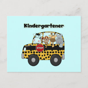 Zoo Animals Kindergartner Briefkaart