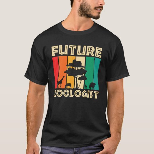 Zoo Animals Wildlife Zoology Student Future Zool T-shirt (Voorkant)