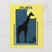 Zoo Atlanta Georgia Giraffe Briefkaart (Voorkant)