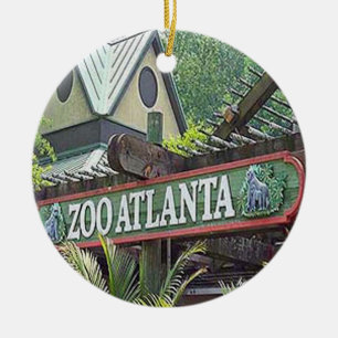Zoo Atlanta, Zoo Atlanta Ornament, Zoo Atlanta Keramisch Ornament