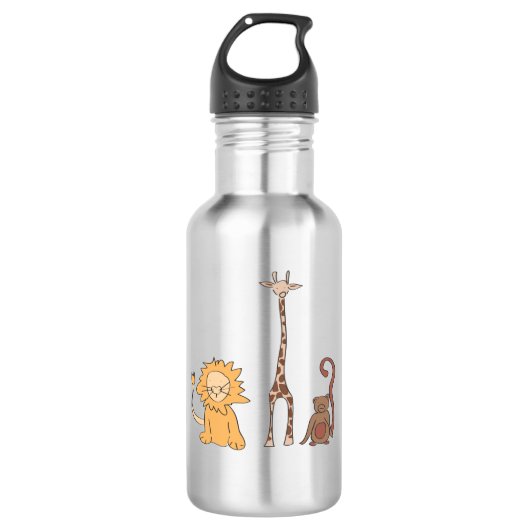 Zoo Buddies Waterfles (Voorkant)