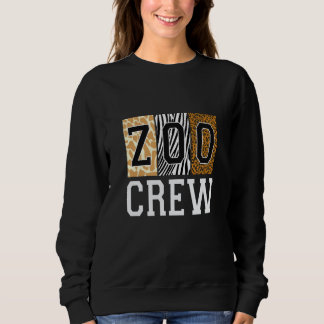 Zoo Crew Animal Print for Kids or Adults Zoo Group Trui