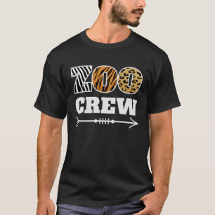 Zoo Crew Dierenprint Kleding Kinder Volwassenen Zo T-shirt