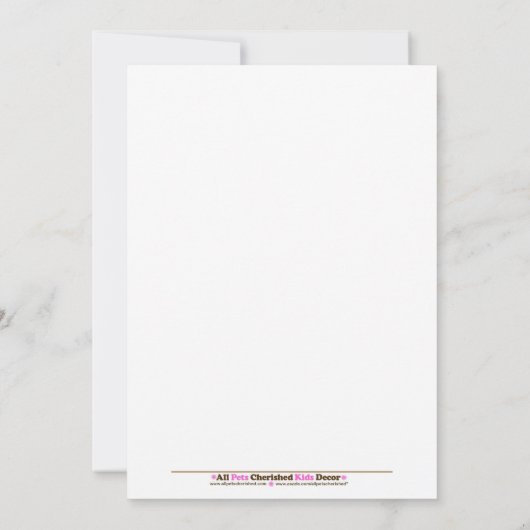 ZOO CREW Oerwoud Safari BIRTHDAY INVITE 5x7 Kaart (Achterkant)