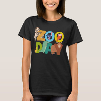 Zoo Day Family, eerste dierentuin excursie Safari  T-shirt