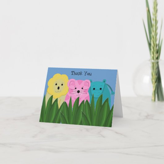 Zoo de dessin animé Merci animal (Devant)