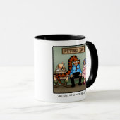 Zoo Docent Humour Mug (Devant droit)