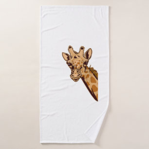 Zoo Giraffe Animal - African Savanna Zookeeper Saf Badhanddoek