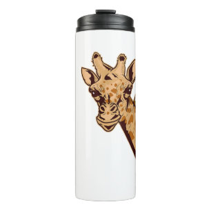 Zoo Giraffe Animal - African Savanna Zookeeper Saf Thermosbeker