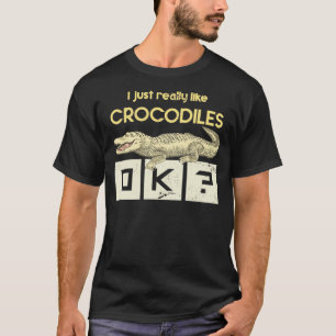 Zoo Keeper Gift African Reptiles Crocodile T-shirt