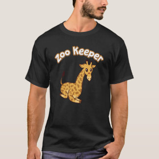 Zoo Keeper Giraffe Safari Animal T-shirt