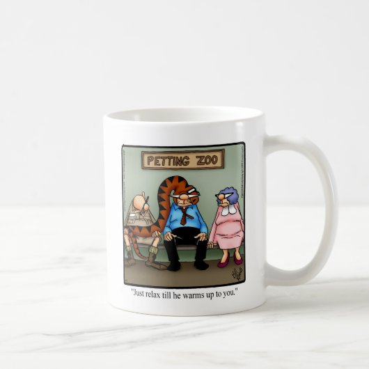 Zoo Keeper Humour Mug cadeau (Droite)