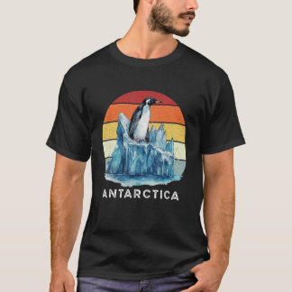 Zoo Keeper Penguins Retro Antarctica Vintage Pengu T-shirt