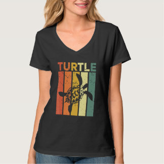 Zoo Keeper Retro Ocean Animal Turtle T-shirt
