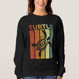 Zoo Keeper Retro Ocean Animal Turtle Trui