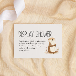 Zoo Kwekerij Dieren Baby Weergave Douche Notitiekaartje