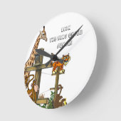 Zoo Lion Le Roi de la Jungle Horloge (Angle)