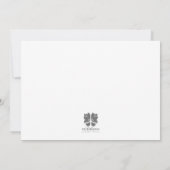 Zoo Mobile Baby shower Invitation Kaart (Achterkant)