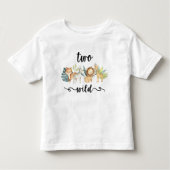 Zoo Oerwoud Safari Dier Twee Wilde Tweede Dag Kinder Shirts (Voorkant)