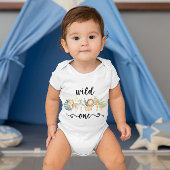 Zoo Oerwoud Safari Dier Wild Een eerste verjaardag Romper