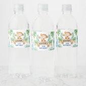 Zoo party flesetiket, Aap Waterfles Etiket (Flessen)