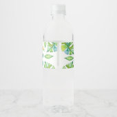 Zoo party flesetiket, Aap Waterfles Etiket (Achterkant)