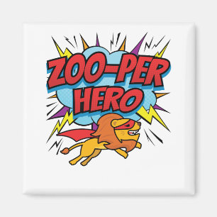 Zoo-per Hero Superheld Magneet