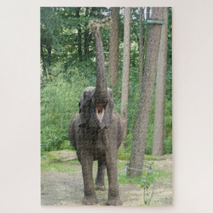 Zoo Puzzle: Fijne olifant Legpuzzel