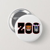 ZOO RONDE BUTTON 5,7 CM (Voorkant /achterkant)