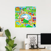 Zoo scène poster (Thuiskantoor)