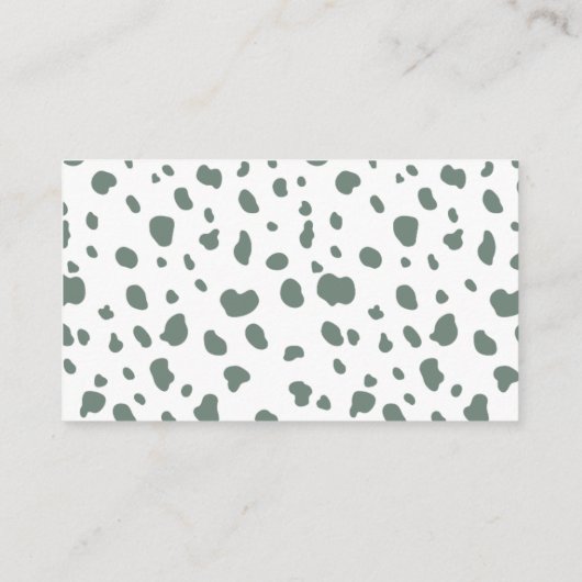 Zoo Theme Baby shower Diaper Raffle Ticket Informatiekaartje (Achterkant)