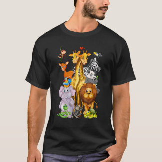 Zoo Trip Cute Zoo Animals T-shirt