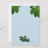 Zoo Welcome Birthday Party Kaart (Achterkant)