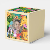 Zoo Wild Animal Oerwoud Safari Kids Verjaardag Bedankdoosjes (Achterkant)