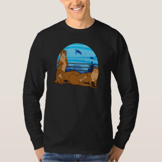 Zoo Wildlife Animal Zookeeper Sea Otter Marine T-shirt