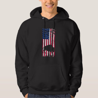 Zoo Wildlife Animal Zookeeper USA Vlag Amerikaans Hoodie