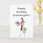 Zoogdag ***GRANDDAUGHTER *** KAART (Gele Bloem)