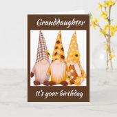 Zoogdag ***GRANDDAUGHTER *** Kaart (Gele Bloem)