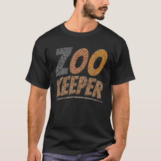 Zookeeper Afrikaanse Savanna Dieren Lover Zoo Keep T-shirt