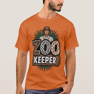 Zookeeper Costume Women Safari Halloween Party T-shirt