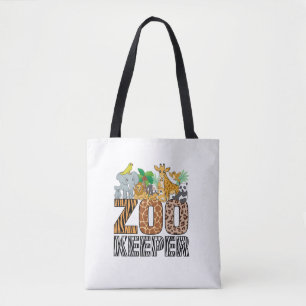 Zookeeper Costume Zebra Wild Print African Animal Draagtas